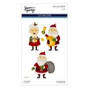 Spellbinders North Pole Friends Etched Dies The Clauses