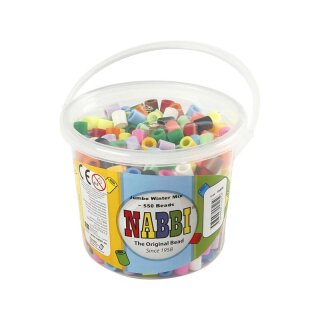 Nabbi Bügelperlen Jumbo Zusatzfarben 550 Stück