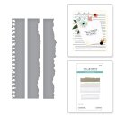 Spellbinders Torn Paper Edges Etched Dies From The Take...