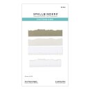 Spellbinders Torn Paper Edges Etched Dies From The Take Note Collection