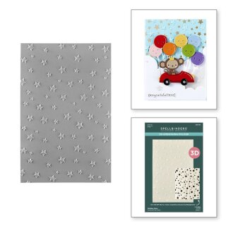 Spellbinders Wishing Stars 3D Embossing Folder