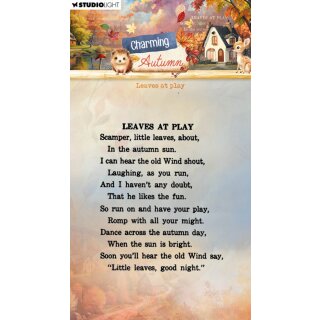 Charming Autumn Clear Stamps Leaves at Play