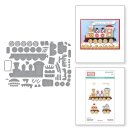 Spellbinders Candy Christmas Etched Dies Gingerbread Train