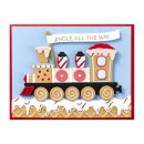 Spellbinders Candy Christmas Etched Dies Gingerbread Train