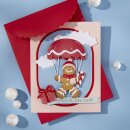 Spellbinders Candy Christmas Etched Dies Gingerbread Delivery