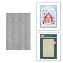 Spellbinders Candy Christmas 3D Embossing Folder Waffle Cone
