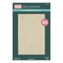 Spellbinders Candy Christmas 3D Embossing Folder Waffle Cone