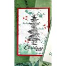 Maker Series 4x8 Inch Clear Stamp Set Winter Etchings