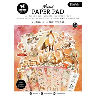 Autumn In The Forest Essentials Mixed Paper Pad