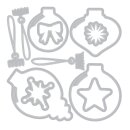 Sizzix Clear Stamps Set 19PK W/11PK Framelits - Baubles By 49 And Market