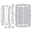 Sizzix Thinlits Die by 49 and Market Snap and Swap Merry Christmas