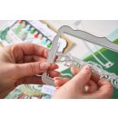 Sizzix Thinlits Die by 49 and Market Snap and Swap Merry Christmas