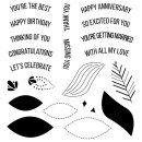 Sizzix Clear Stamps by Catherine Pooler Overarching Sentiments