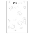 Sizzix Layered Stencils by Catherine Pooler A6 Happy Garden