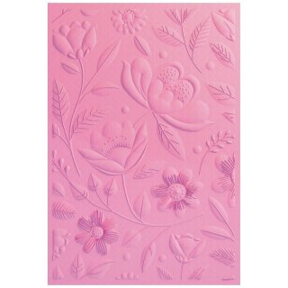 Sizzix  3D Textured Impressions by Catherine Pooler Happy Garden #1