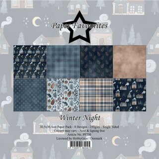 30,5x30,5 cm Winter Night Paper Pad
