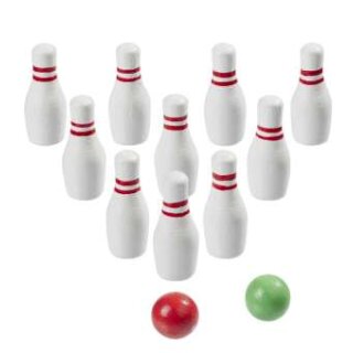 Miniatur Kegel set 12 Teile 25 mm