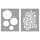 Spellbinders All About Christmas Stencil Lots of Circles