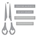 Spellbinders Sharons Scissors Etched Dies