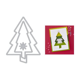 Spellbinders Very Merry Die Set Festive Tree
