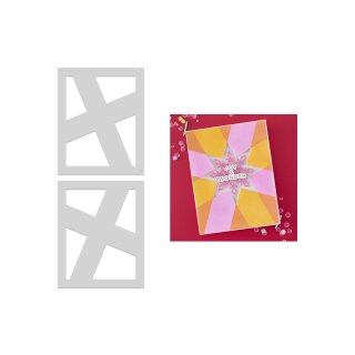Spellbinders Very Merry Color Layering Stencils Star