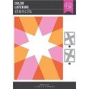 Spellbinders Very Merry Color Layering Stencils Star
