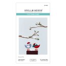 Spellbinders All About Christmas Etched Dies Little Birdies