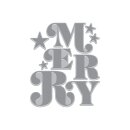 Spellbinders Very Merry Letterpress + Foil Plate Merry