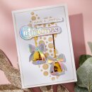 Spellbinders All About Christmas Etched Dies Bow & Bell Scallop Frame