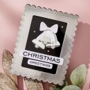 Spellbinders All About Christmas Etched Dies Bow & Bell Scallop Frame