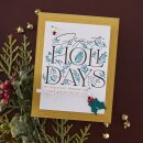 Spellbinders City Holiday Press Plate Set Happiest  Holidays Registration