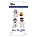 Spellbinders Spooktacular Etched Dies Boo Crew