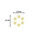 Motivstanzer Sterne Mini 23x25mm stanzt  6 sternli