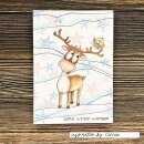 Silikonstempel Freches Rentier & Co 14 Stück