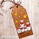 SilikonstempelFreche Weihnachtshühner II, 12 Stempel