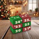 Stanzschablonen Adventskalender Schachteln 14 Teile