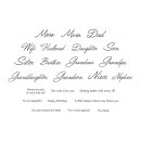 Bibis Musical Notes Clear Stamp Set Family Musical Mix Greetings