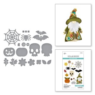 3D Felt Décor Etched Dies Autumn & Halloween Embellishments