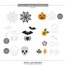 3D Felt Décor Etched Dies Autumn & Halloween Embellishments