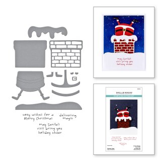 Merry Mischief Clear Stamp & Die Set Chimney Caper