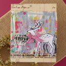 Starry Holiday Registration Press Plate & Die Set Cheer and Good Tidings Deer