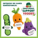 Emotional Support Veggies Häkelset Erbse