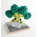 Emotional Support Veggies Kleine Häkelfiguren mit positiven Botschaften
