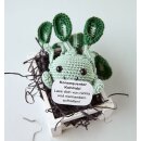 Emotional Support Veggies Kleine Häkelfiguren mit positiven Botschaften