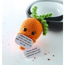 Emotional Support Veggies Kleine Häkelfiguren mit positiven Botschaften