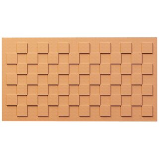 Sizzix 2D Mini Embossing Folder by Letters by Shells Checkered Pattern