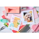 Sizzix 2D Mini Embossing Folder by Letters by Shells Checkered Pattern