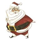 Sizzix Thinlits Colorize by Tim Holtz Jolly St. Nick