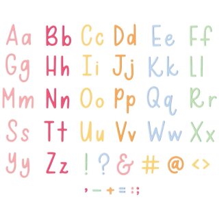 Sizzix Thinlits Die by Letters by Shells Simple Letters (37pcs)