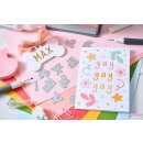 Sizzix Thinlits Die by Letters by Shells Simple Letters (37pcs)